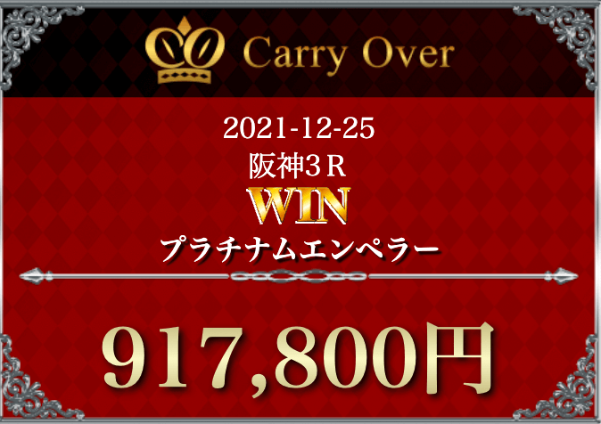 キャリーオーバー的中実績