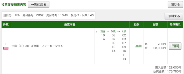 勝つために無料予想