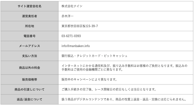 あしたの万馬券　特商法