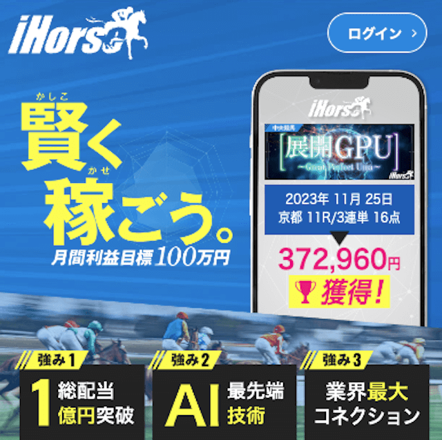 競馬予想サイト「iHorse(アイホース)」