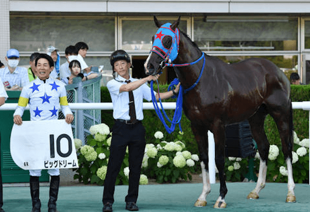新馬戦1着のビッグドリーム