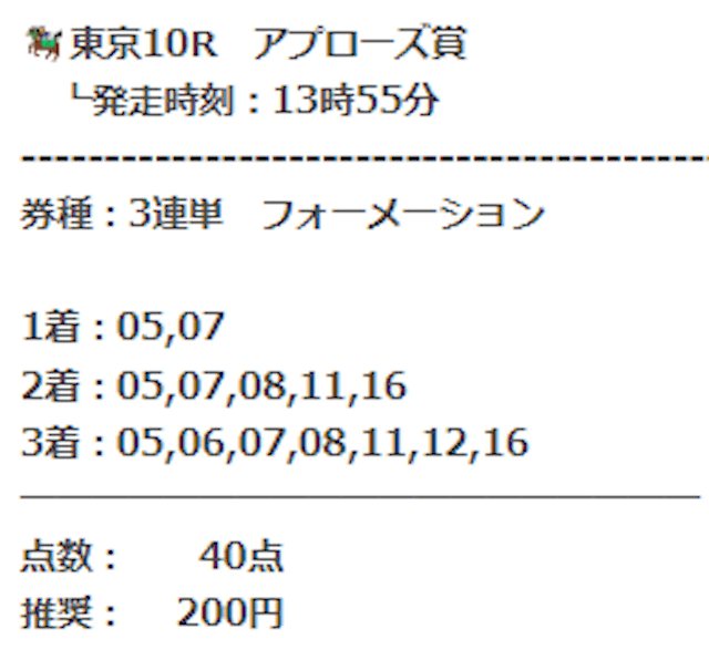 2025年11月30日のうま遊勝の有料買い目。