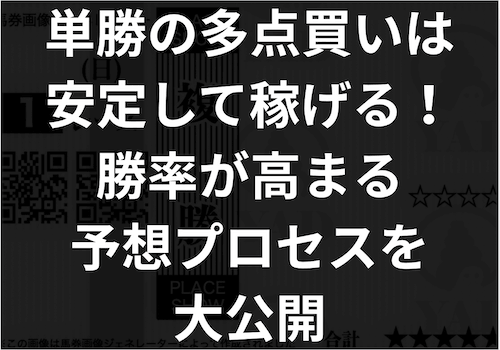 「単勝多点買い」のアイキャッチ画像